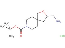 tert-butyl 3-(aminomethyl)-2-oxa-8-azaspiro[4.5]decane-8-carboxylate hydrochloride