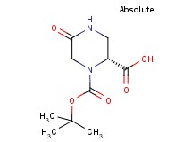 (2R)-1-(tert-butoxycarbonyl)-5-oxo-2-piperazinecarboxylic acid