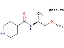 N-[(1S)-2-methoxy-1-methylethyl]-4-piperidinecarboxamide