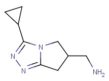 [(3-cyclopropyl-6,7-dihydro-5H-pyrrolo[2,1-c][1,2,4]triazol-6-yl)methyl]amine