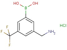 [3-(aminomethyl)-5-(trifluoromethyl)phenyl]boronic acid hydrochloride