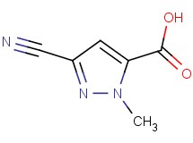 3-cyano-1-methyl-1H-pyrazole-5-carboxylic acid