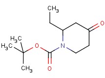 tert-butyl 2-ethyl-4-oxo-1-piperidinecarboxylate