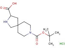 8-(tert-butoxycarbonyl)-2,8-diazaspiro[4.5]decane-3-carboxylic acid hydrochloride
