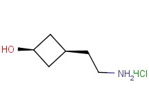cis-3-(2-aminoethyl)cyclobutanol hydrochloride
