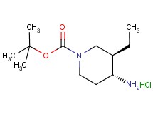 tert-butyl rac-(3R,4R)-4-amino-3-ethyl-1-piperidinecarboxylate hydrochloride
