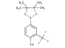 4-(4,4,5,5-tetramethyl-1,3,2-dioxaborolan-2-yl)-2-(trifluoromethyl)phenol