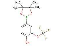 4-(4,4,5,5-tetramethyl-1,3,2-dioxaborolan-2-yl)-2-(trifluoromethoxy)phenol