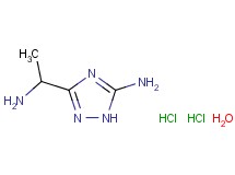 3-(1-aminoethyl)-1H-1,2,4-triazol-5-amine dihydrochloride hydrate