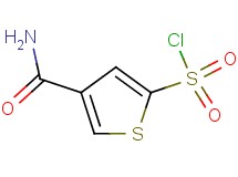4-(aminocarbonyl)-2-thiophenesulfonyl chloride