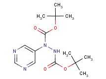 di-tert-butyl 1-(5-pyrimidinyl)-1,2-hydrazinedicarboxylate