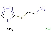 {2-[(4-methyl-4H-1,2,4-triazol-3-yl)thio]ethyl}amine hydrochloride
