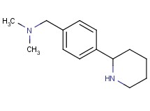 N,N-dimethyl-1-[4-(2-piperidinyl)phenyl]methanamine