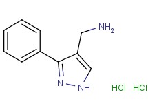 [(3-phenyl-1H-pyrazol-4-yl)methyl]amine dihydrochloride