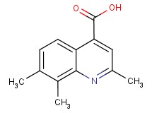 2,7,8-trimethyl-4-quinolinecarboxylic acid