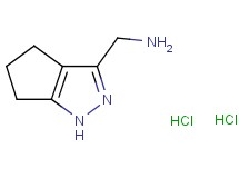(1,4,5,6-tetrahydrocyclopenta[c]pyrazol-3-ylmethyl)amine dihydrochloride