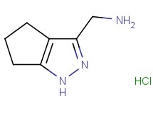 (1,4,5,6-tetrahydrocyclopenta[c]pyrazol-3-ylmethyl)amine hydrochloride