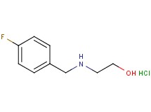 2-[(4-fluorobenzyl)amino]ethanol hydrochloride