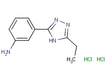 [3-(5-ethyl-4H-1,2,4-triazol-3-yl)phenyl]amine dihydrochloride
