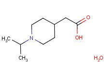 (1-isopropyl-4-piperidinyl)acetic acid hydrate