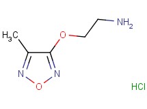{2-[(4-methyl-1,2,5-oxadiazol-3-yl)oxy]ethyl}amine hydrochloride