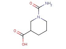 1-(aminocarbonyl)-3-piperidinecarboxylic acid
