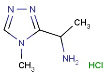 [1-(4-methyl-4H-1,2,4-triazol-3-yl)ethyl]amine hydrochloride