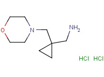 {[1-(4-morpholinylmethyl)cyclopropyl]methyl}amine dihydrochloride