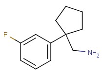 1-[1-(3-fluorophenyl)cyclopentyl]methanamine