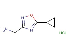 [(5-cyclopropyl-1,2,4-oxadiazol-3-yl)methyl]amine hydrochloride
