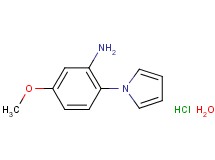 [5-methoxy-2-(1H-pyrrol-1-yl)phenyl]amine hydrochloride hydrate