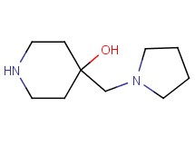 4-(1-pyrrolidinylmethyl)-4-piperidinol