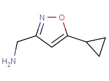 1-(5-cyclopropyl-3-isoxazolyl)methanamine