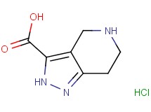4,5,6,7-tetrahydro-2H-pyrazolo[4,3-c]pyridine-3-carboxylic acid hydrochloride
