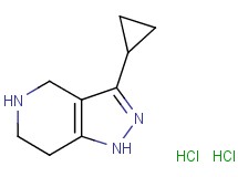 3-cyclopropyl-4,5,6,7-tetrahydro-1H-pyrazolo[4,3-c]pyridine dihydrochloride