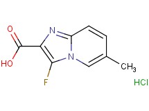 3-fluoro-6-methylimidazo[1,2-a]pyridine-2-carboxylic acid hydrochloride