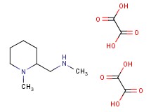 N-methyl-1-(1-methyl-2-piperidinyl)methanamine diethanedioate