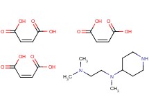 N,N,N'-trimethyl-N'-4-piperidinyl-1,2-ethanediamine tri[(2Z)-2-butenedioate]