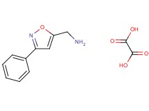 [(3-phenyl-5-isoxazolyl)methyl]amine oxalate