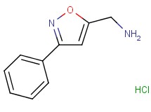 [(3-phenyl-5-isoxazolyl)methyl]amine hydrochloride