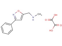 N-methyl-1-(3-phenyl-5-isoxazolyl)methanamine oxalate