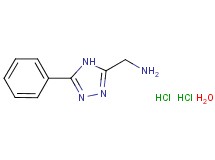 [(5-phenyl-4H-1,2,4-triazol-3-yl)methyl]amine dihydrochloride hydrate