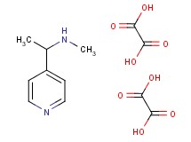 N-methyl-1-(4-pyridinyl)ethanamine diethanedioate
