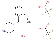 1-(2-methoxybenzyl)piperazine bis(trifluoroacetate) hydrate