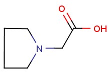 1-pyrrolidinylacetic acid