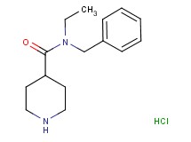 N-benzyl-N-ethyl-4-piperidinecarboxamide hydrochloride