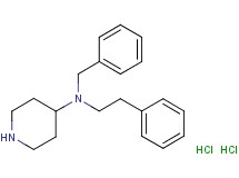 N-benzyl-N-(2-phenylethyl)-4-piperidinamine dihydrochloride