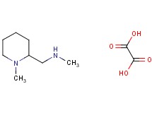 N-methyl-1-(1-methyl-2-piperidinyl)methanamine oxalate (1:2)