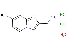 [(7-methylimidazo[1,2-a]pyridin-2-yl)methyl]amine dihydrochloride hydrate
