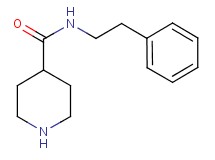 N-(2-phenylethyl)piperidine-4-carboxamide